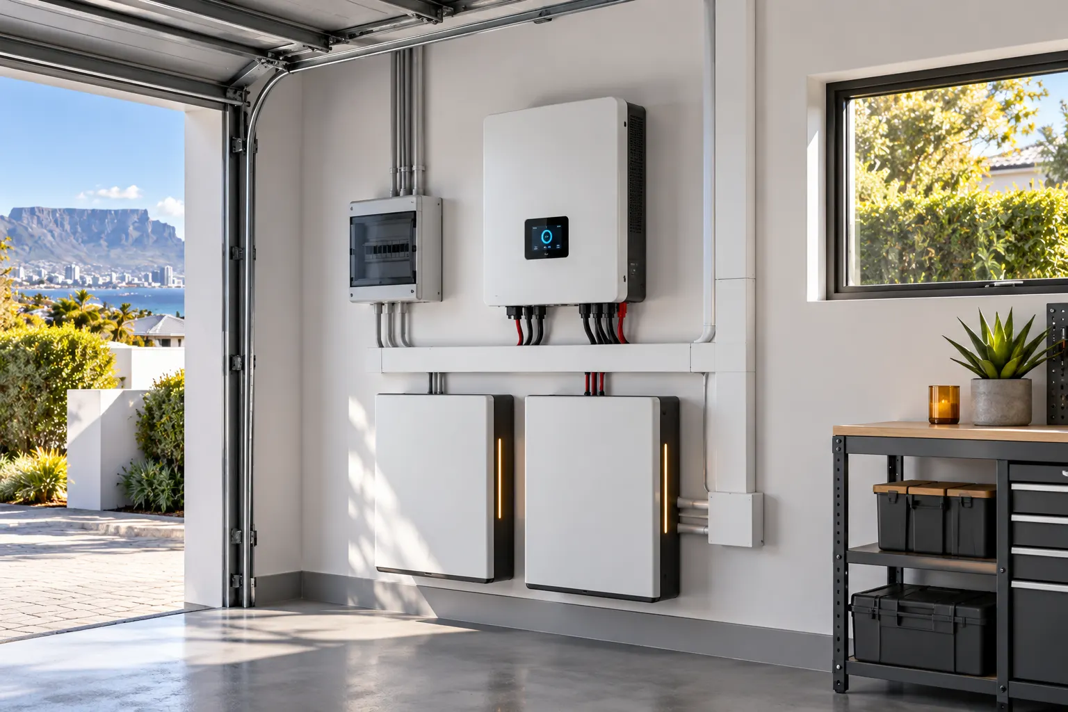Wall-mounted inverter and lithium battery